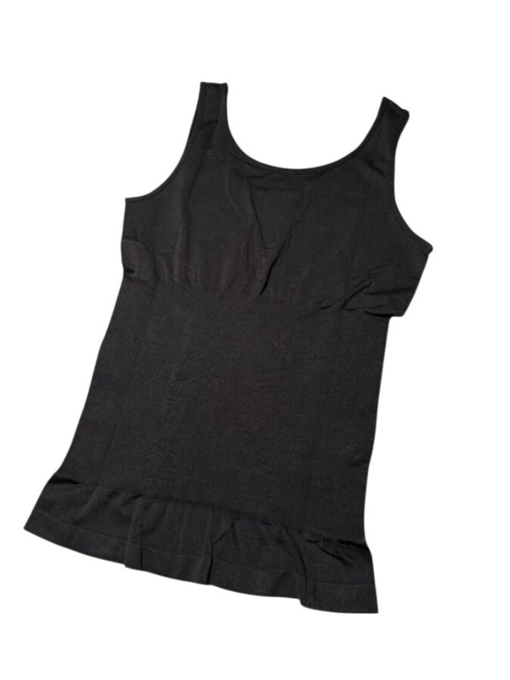 Shape by Studio Womens Shaping Tank Camisole Black Size 1X - Picture 4 of 5